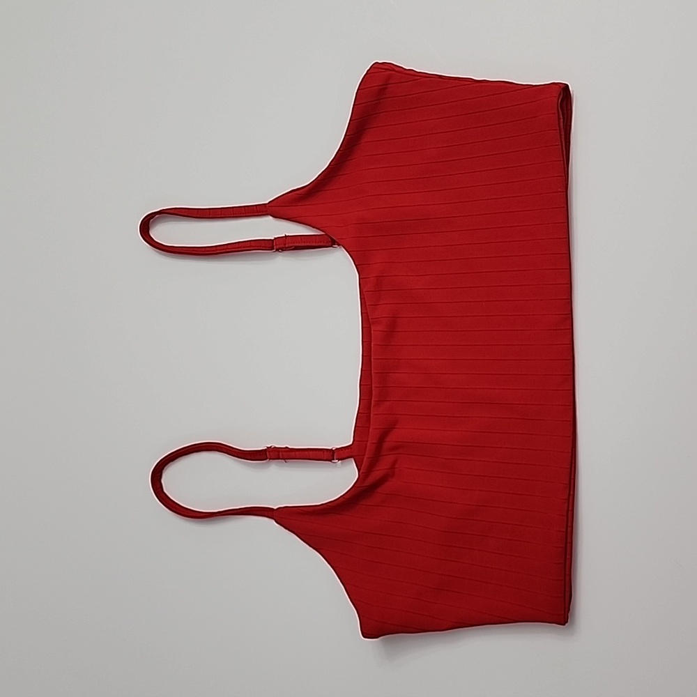 Cosygal Red Adjustable Crop Top